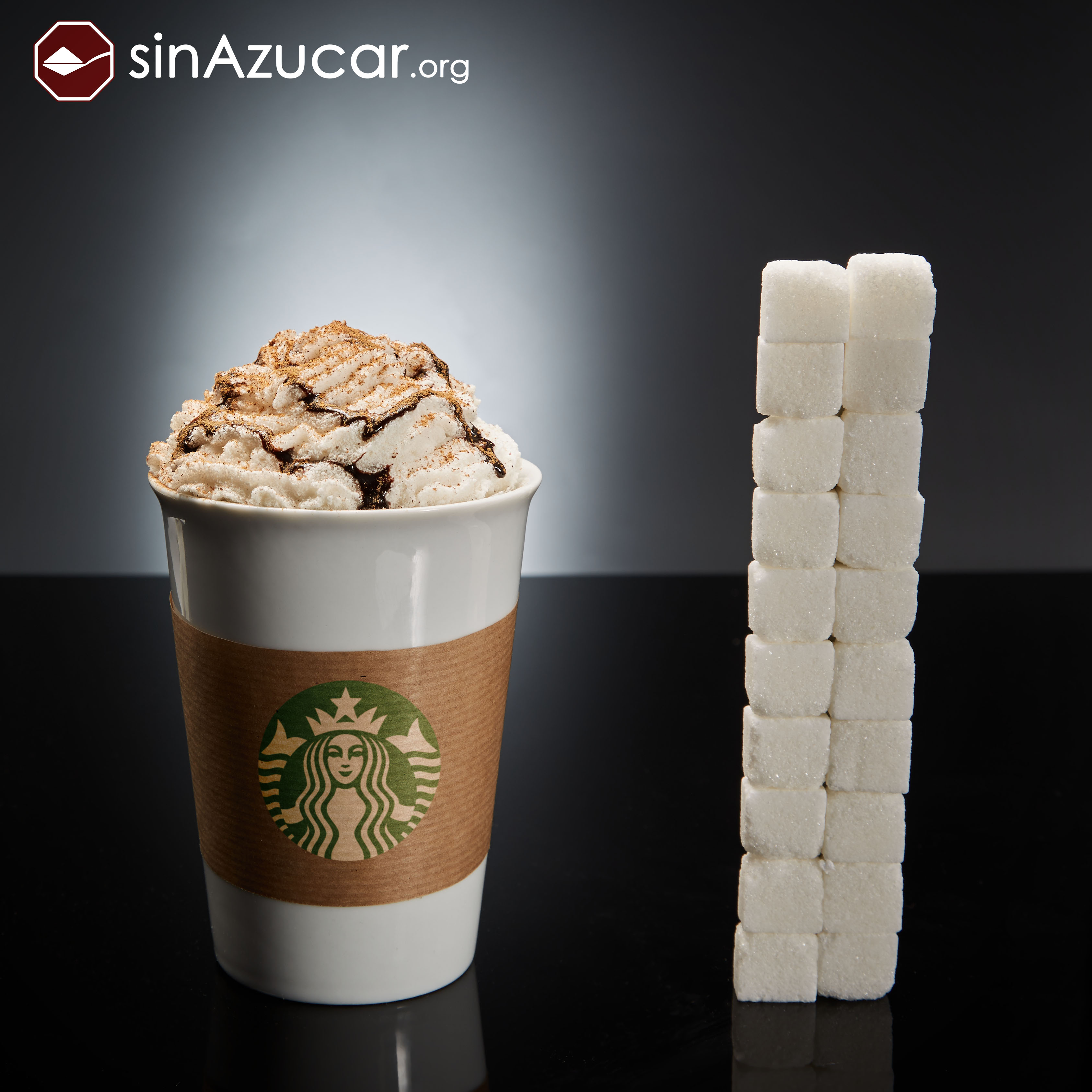 Azúcares añadidos en un café de Starbucks - sinAzucar.org