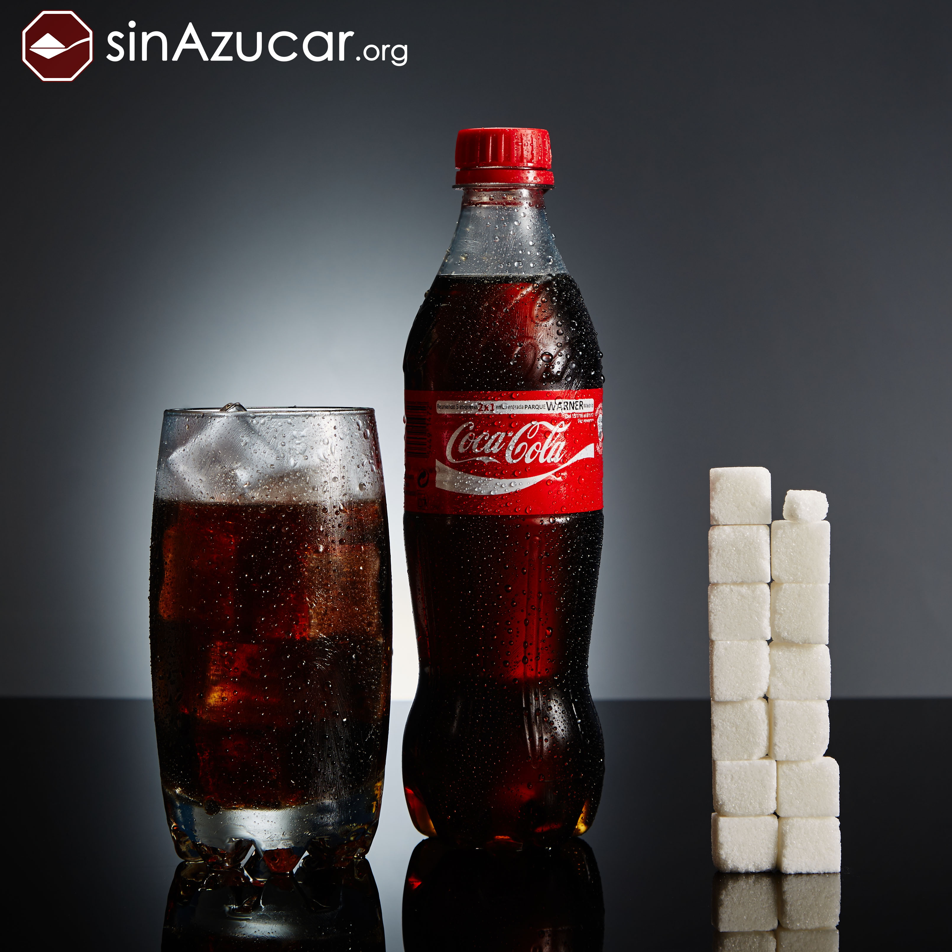 Azúcares añadidos en una Coca Cola - sinAzucar.org